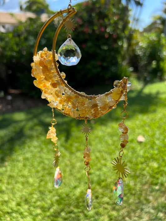 Citrine Moon Sun Catcher