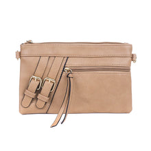 Load image into Gallery viewer, Madison Bag / Clutch with buckle-  Sand
